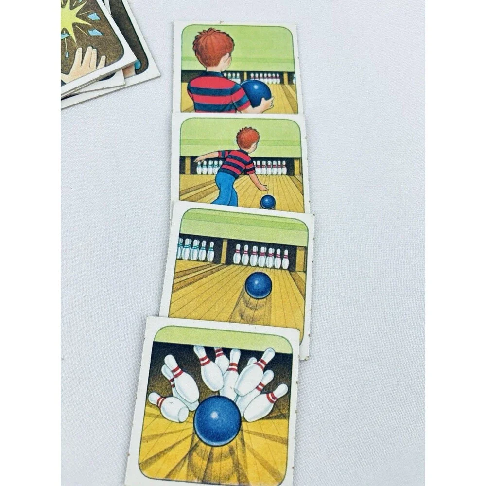 Vintage 1983 Step by Step MEMORY Game Bradley Replacement Cards - 7‎ Sets